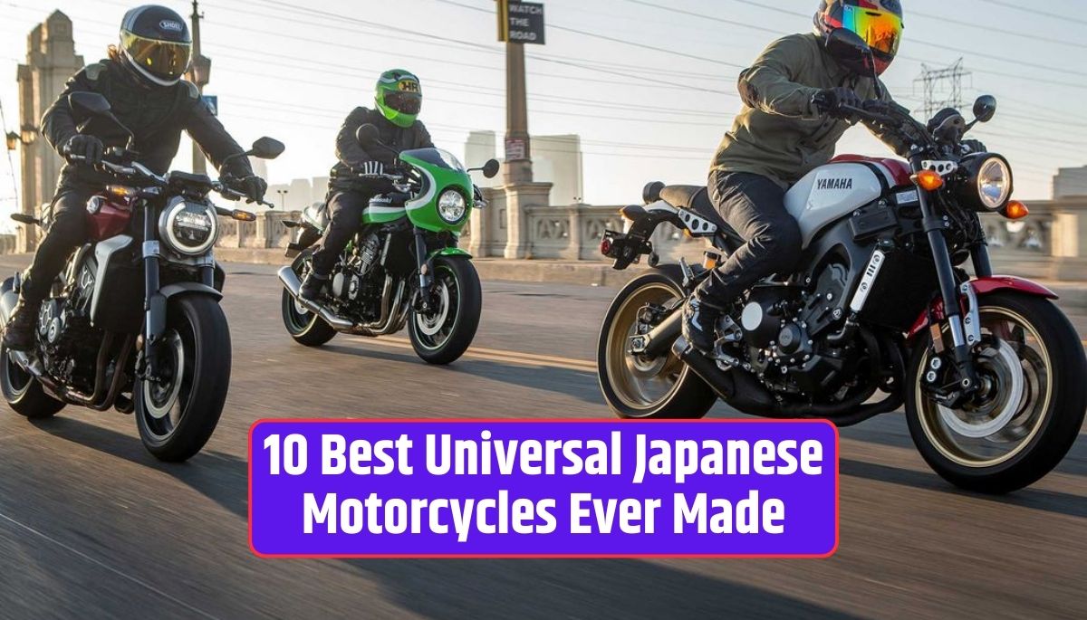 Universal Japanese Motorcycles, UJM history, iconic UJM models, UJM impact, Honda CB750, Kawasaki Z1, Suzuki GS series, Yamaha XS650, motorcycle versatility, motorcycle innovation, UJM legacy, UJM design, motorcycle reliability,