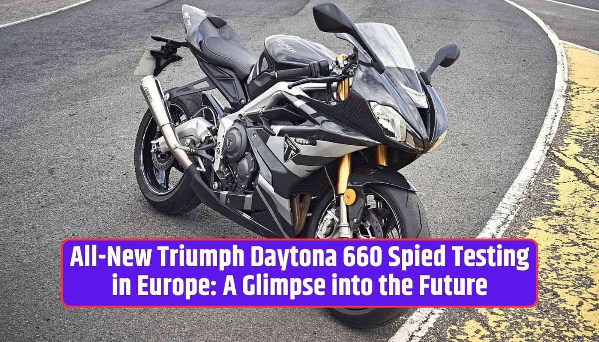Triumph Daytona 660, sport motorcycle, design evolution, mid-displacement, technology, handling excellence, sportbike category,