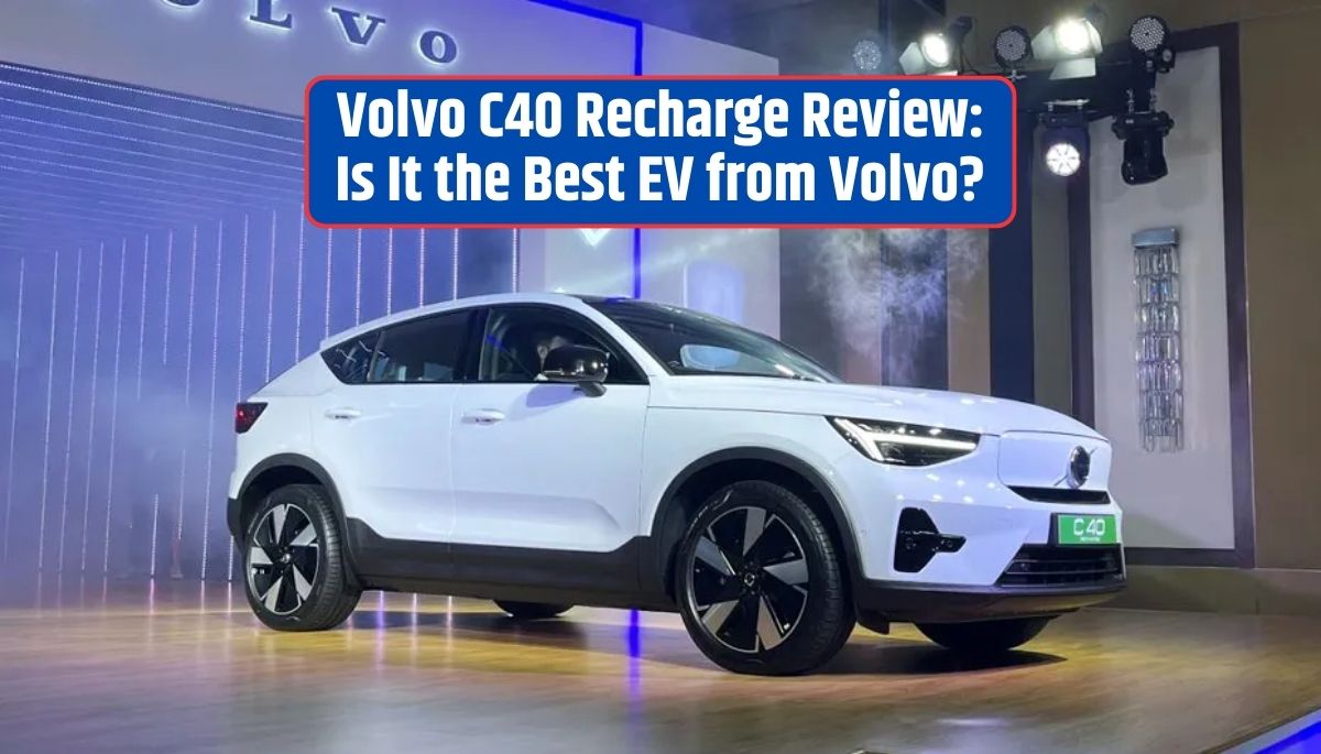 Volvo C40 Recharge, electric vehicle, design, technology, sustainability, performance, safety, range anxiety,