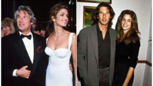 Cindy Crawford, Richard Gere, Love, Relationships, Supermodel, Oscars, Gianni Versace, Red Carpet, Personal Growth, Marriage, Family, Age Gap, Transformative Love,