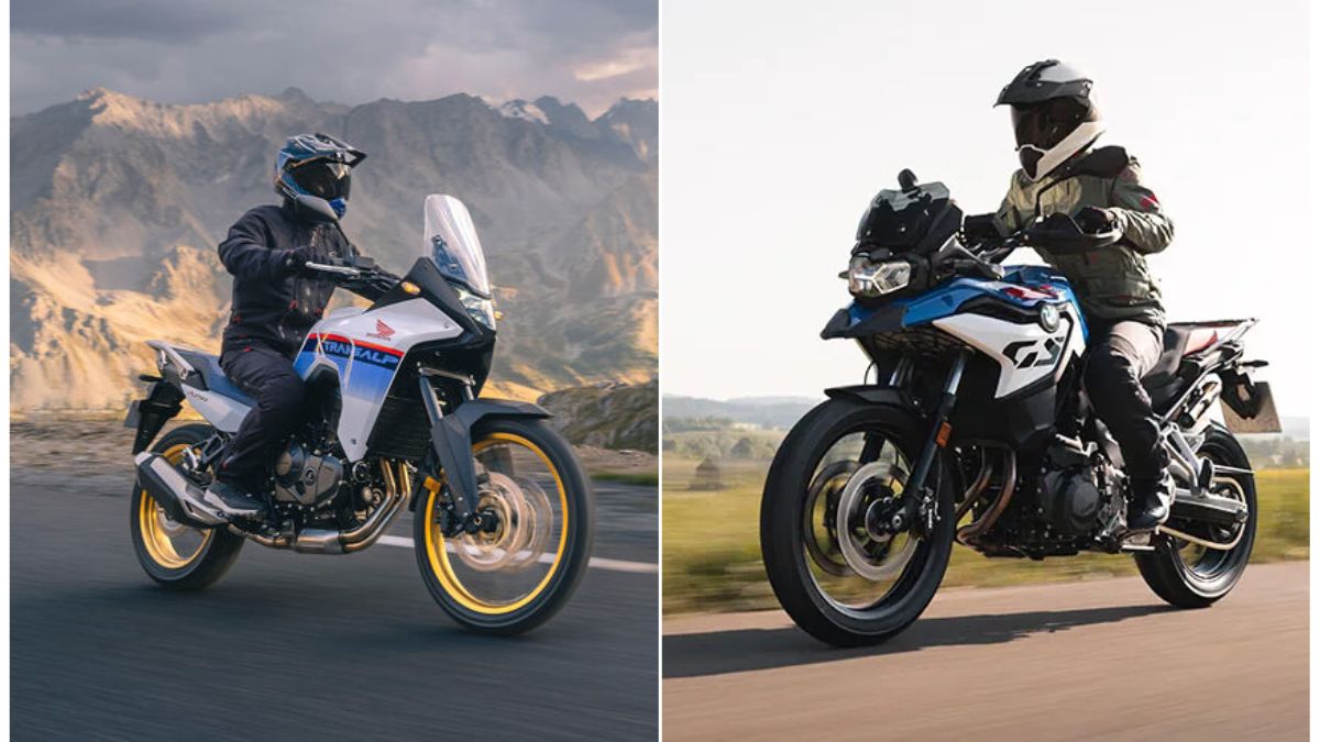 Middleweight adventure bikes, Honda Transalp XL750, BMW F 800 GS, adventure motorcycle comparison, off-road capabilities,