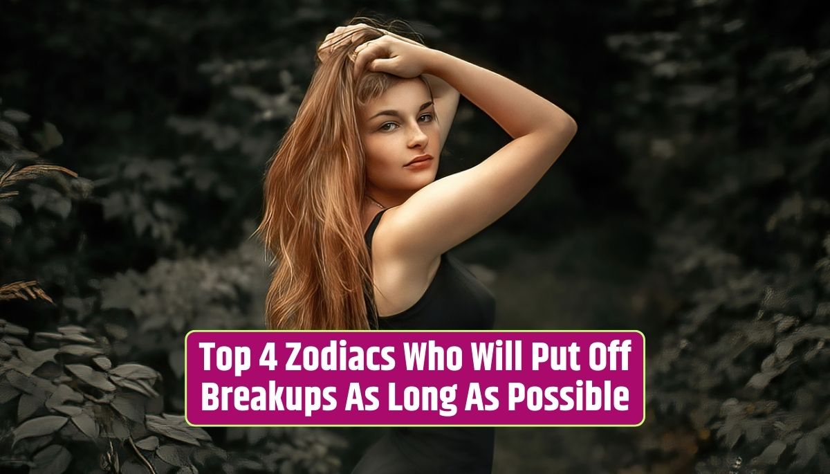 Zodiac signs, breakups, relationship endings, delaying breakups, personality traits, astrology, relationship challenges,