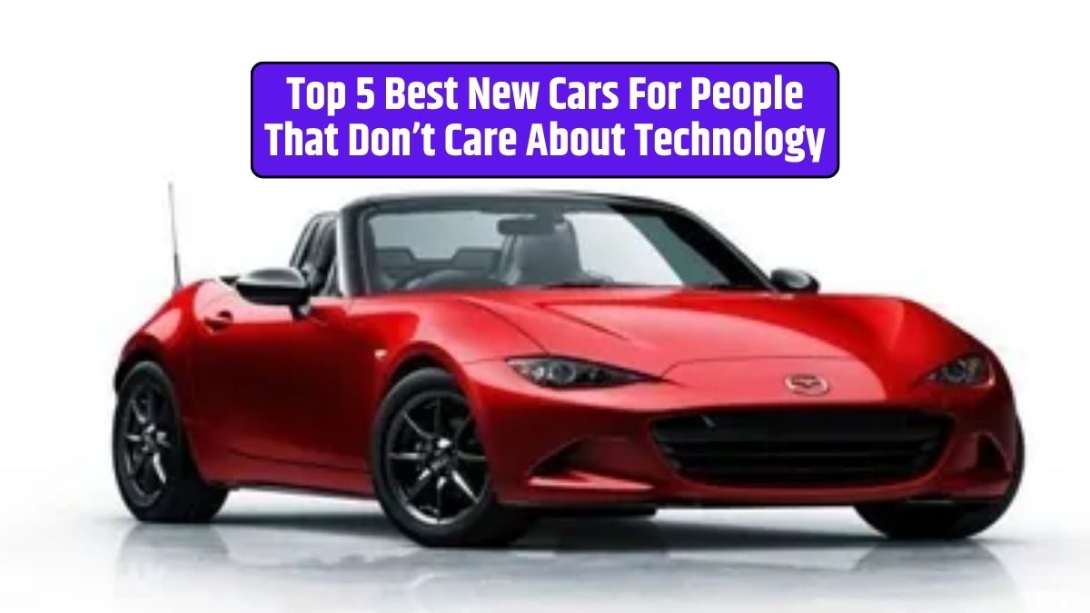 Cars for driving enthusiasts, analog driving experience, technology-free cars, back-to-basics cars, simple driving pleasure,