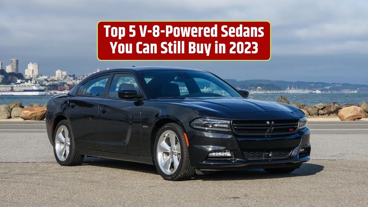 V-8 sedans, 2023 sedans, high-performance sedans, V-8 engines, sedan performance,